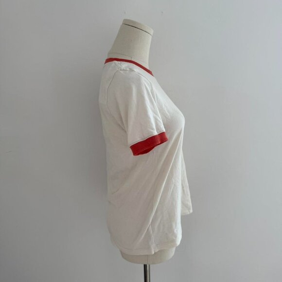 ASKK NY Classic Ringer Tee White And Red Size Small - Picture 2 of 5